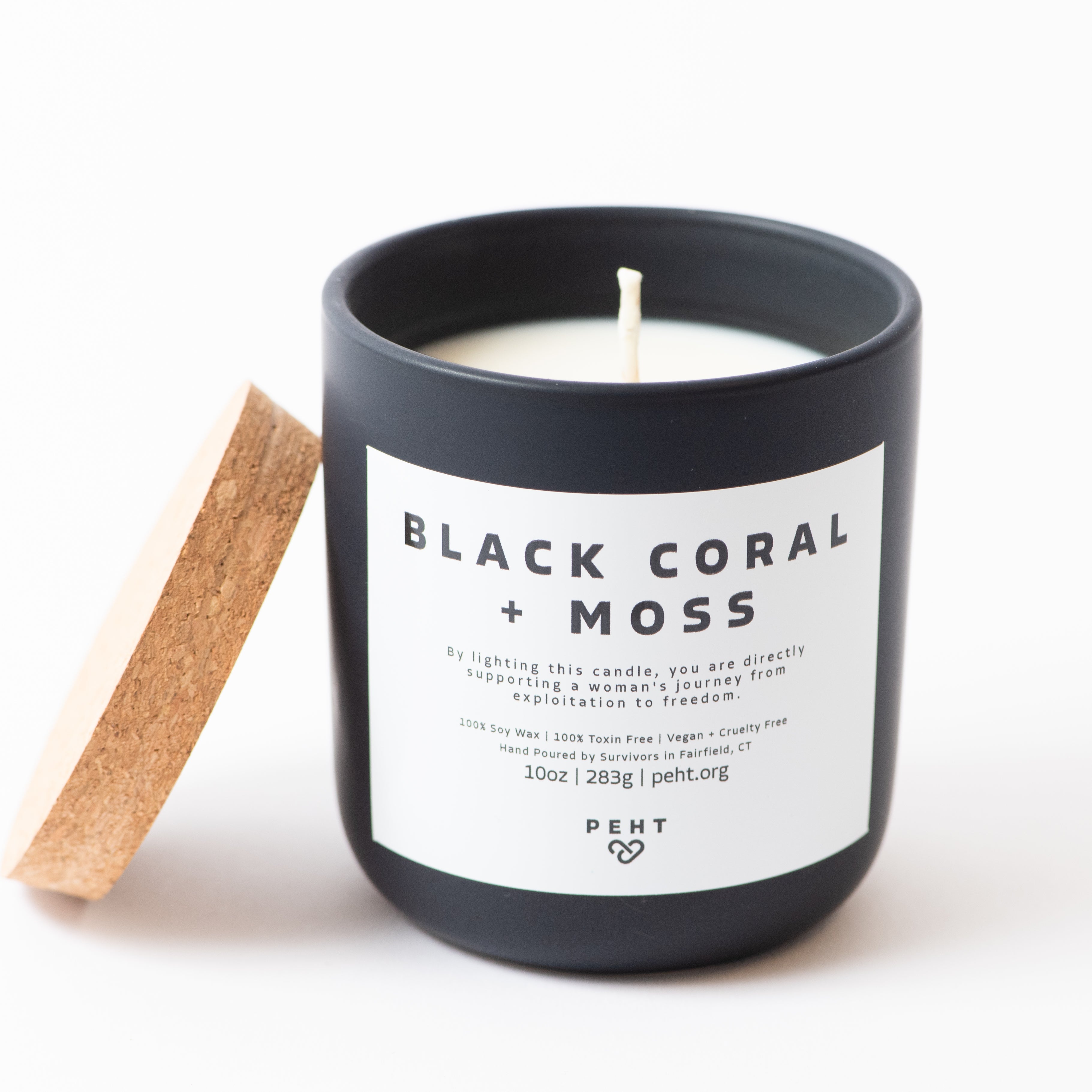 The Black Coral + Moss Candle