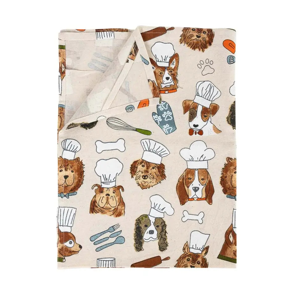 Dog Chefs Tea Towel