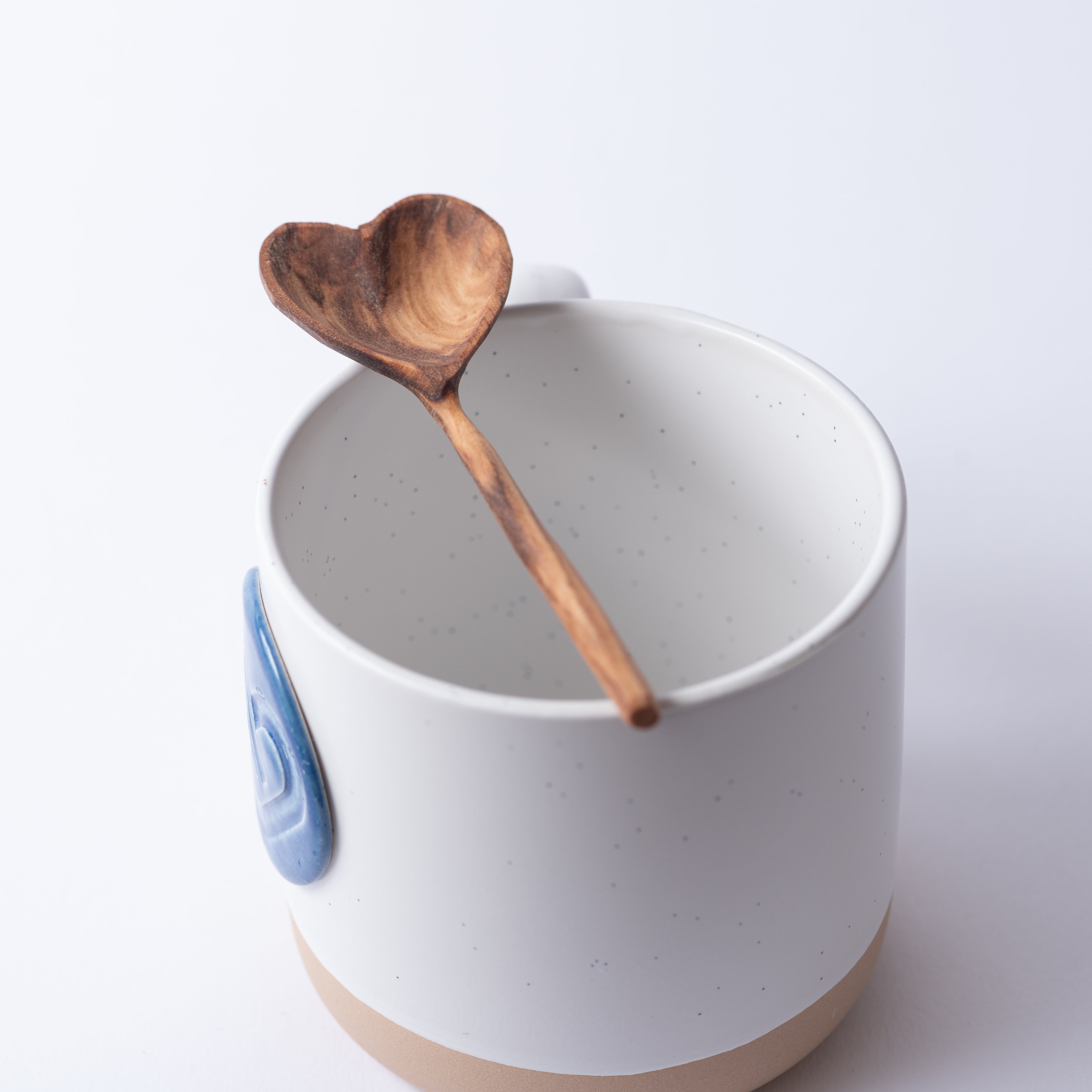 Hand-Carved Wood Heart Spoon