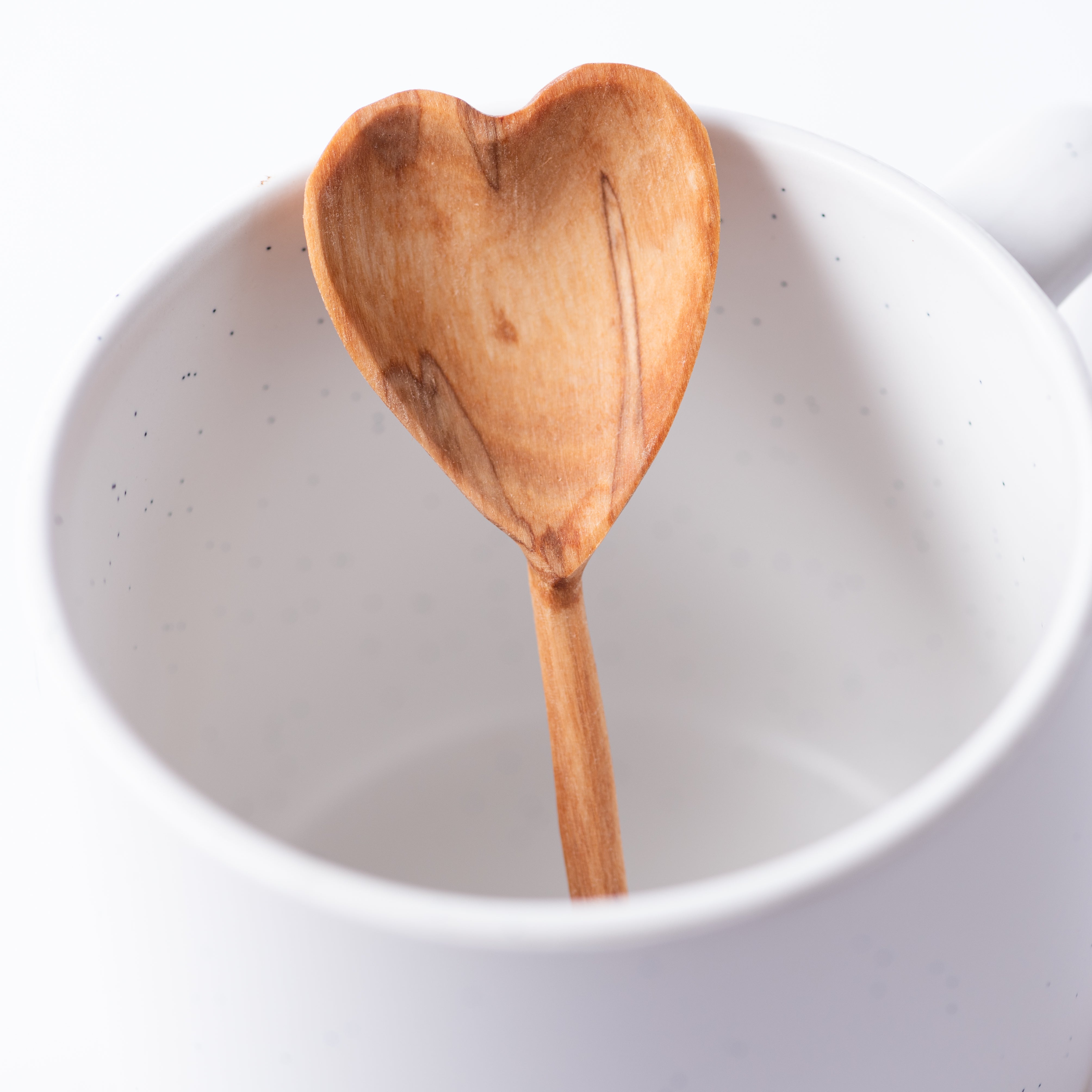 Hand-Carved Wood Heart Spoon