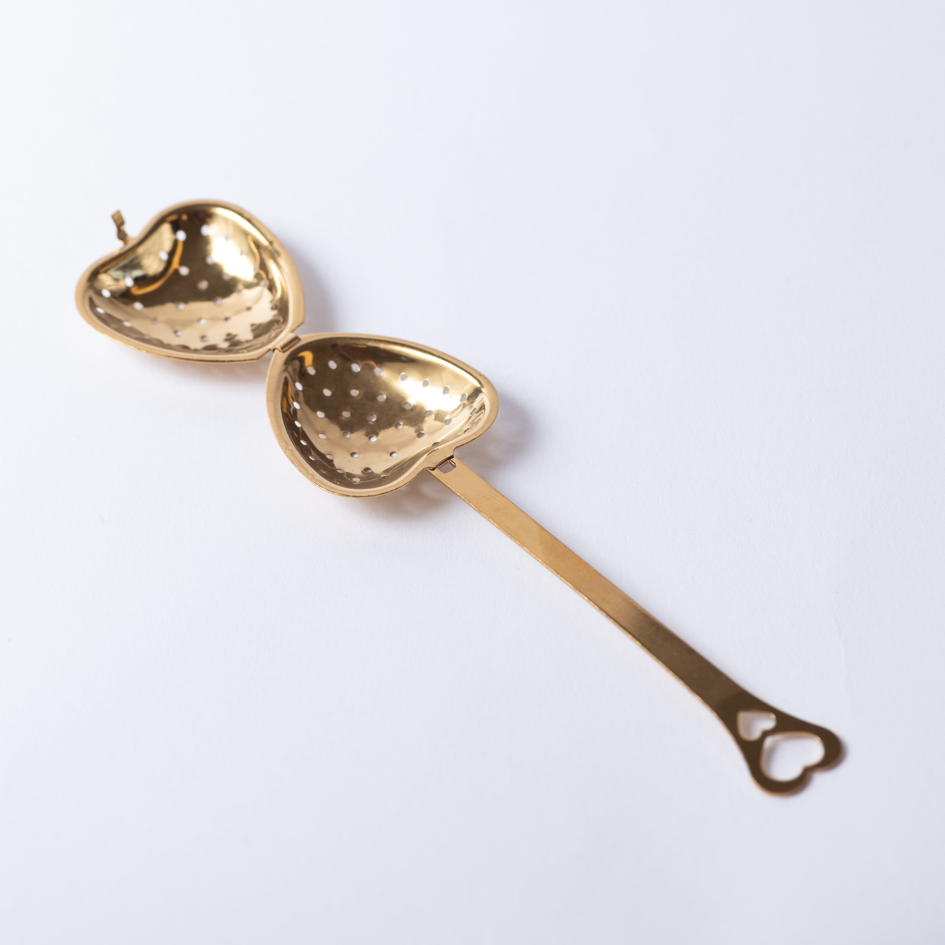Heart Shaped Tea Infuser & Spoon Stainless Steel