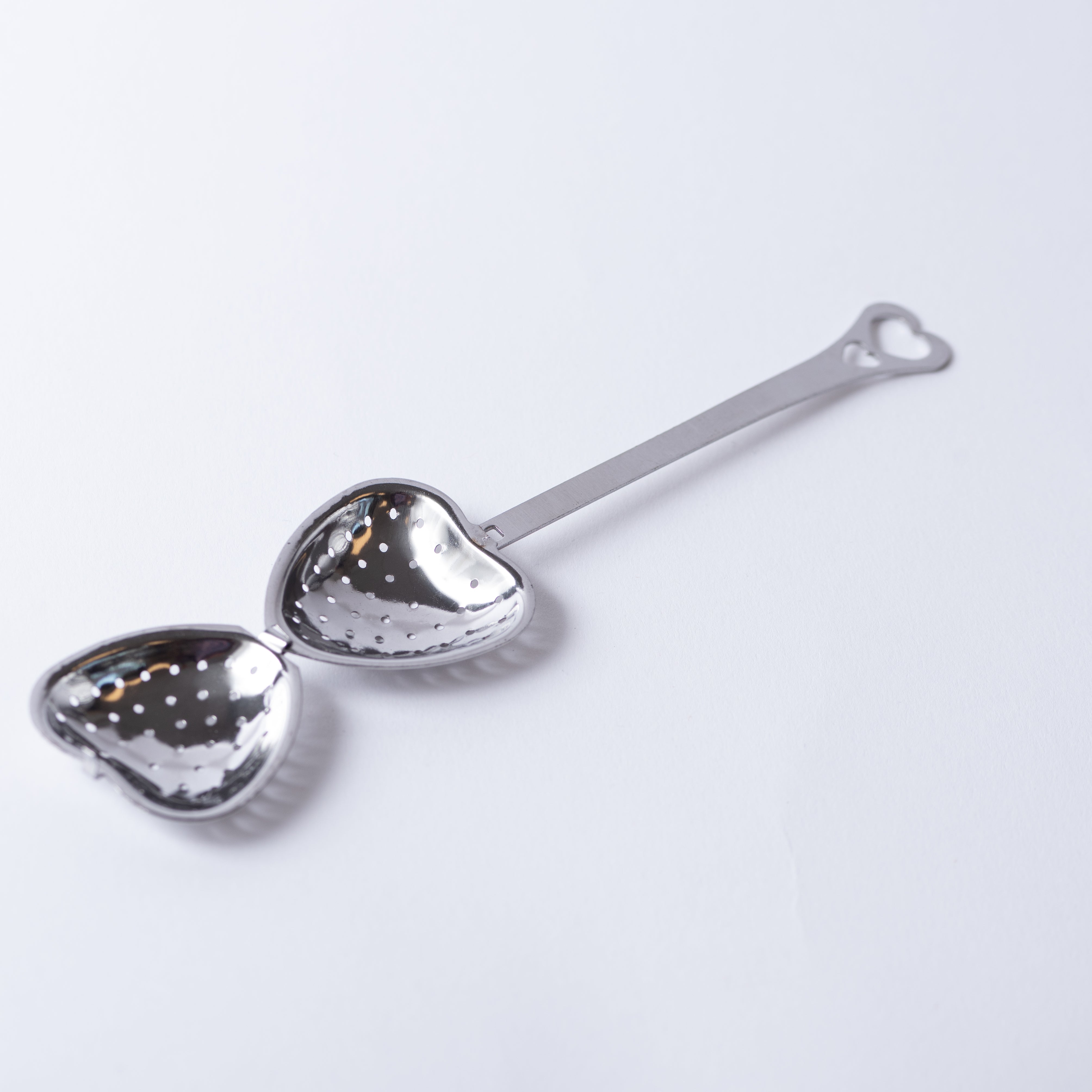 Heart Shaped Tea Infuser & Spoon Stainless Steel