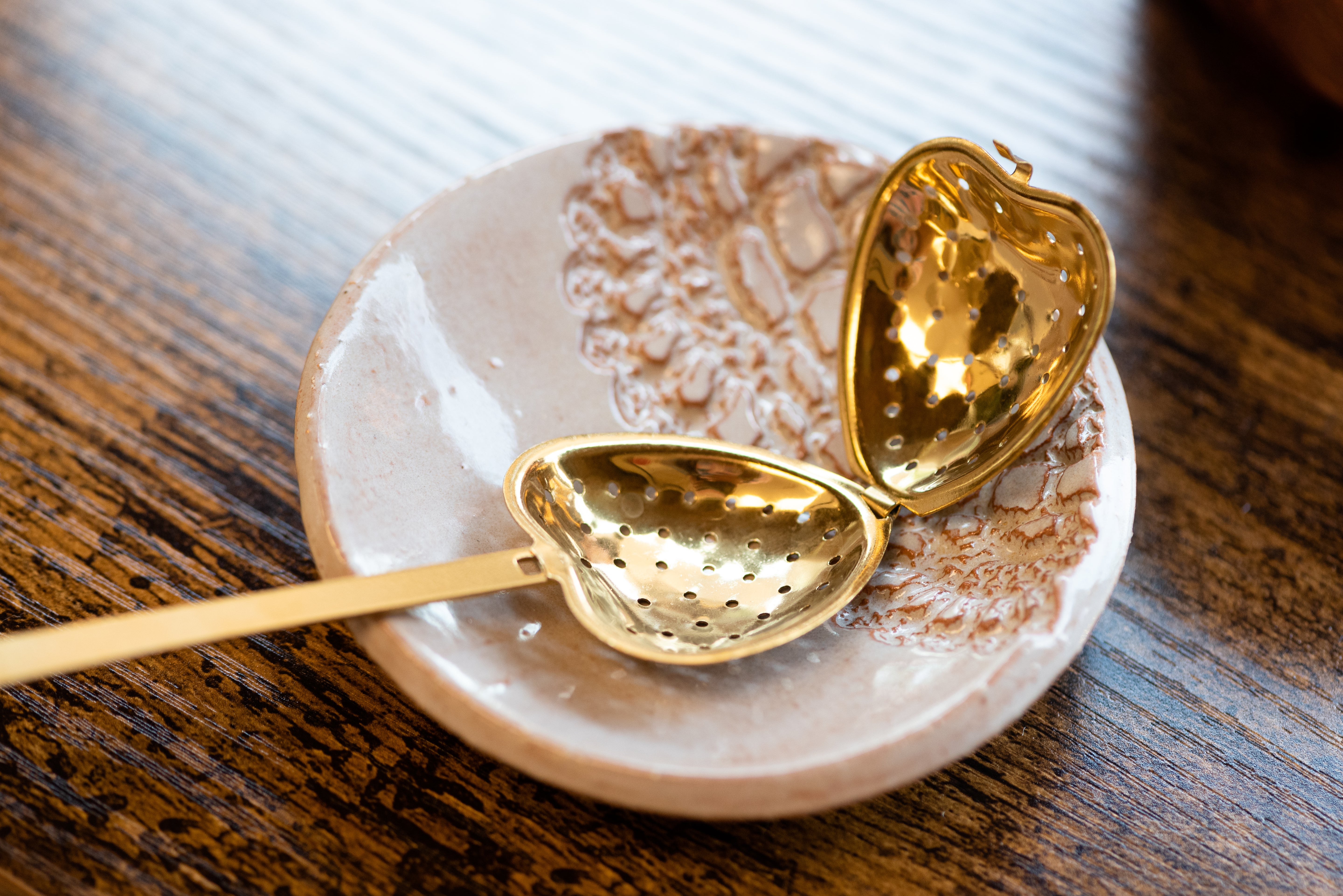 Heart Shaped Tea Infuser & Spoon Stainless Steel