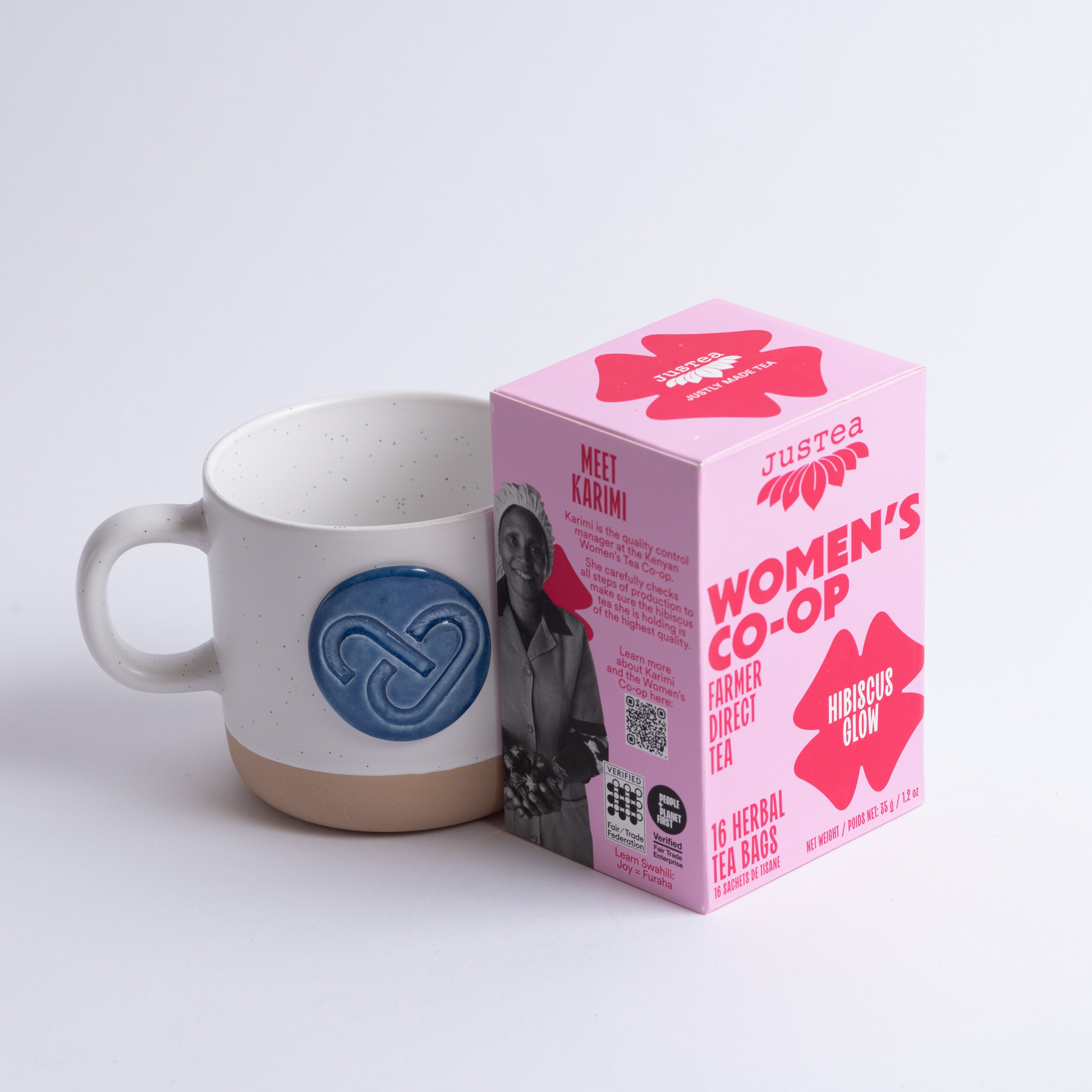 Hibiscus Glow Tea Bags - Organic, Fair-Trade, Herbal Tea
