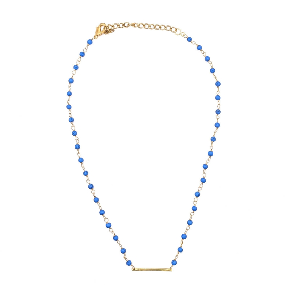 Coastal Choker in Blue