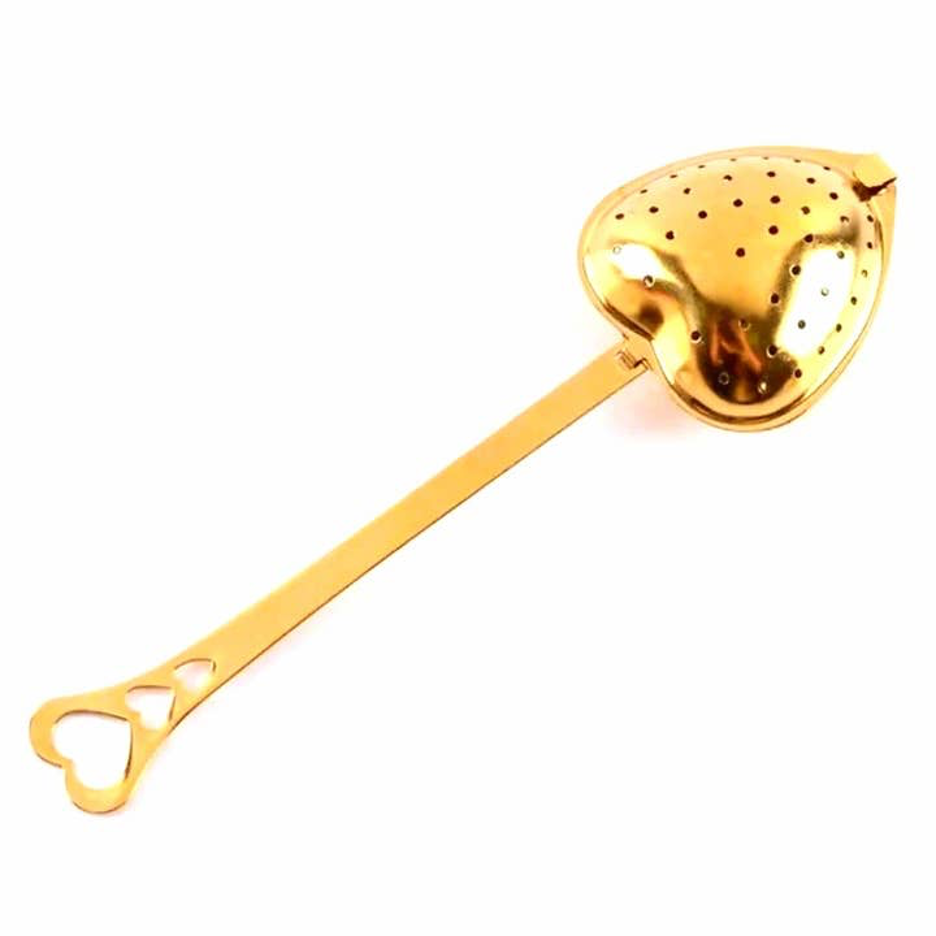 Heart Shaped Tea Infuser & Spoon Stainless Steel