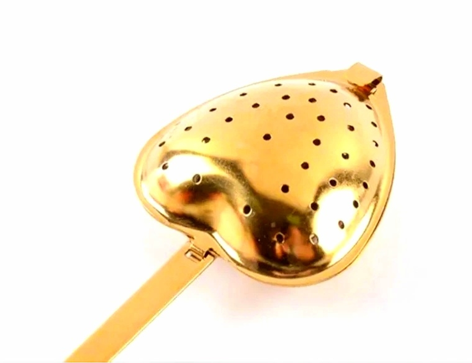Heart Shaped Tea Infuser & Spoon Stainless Steel