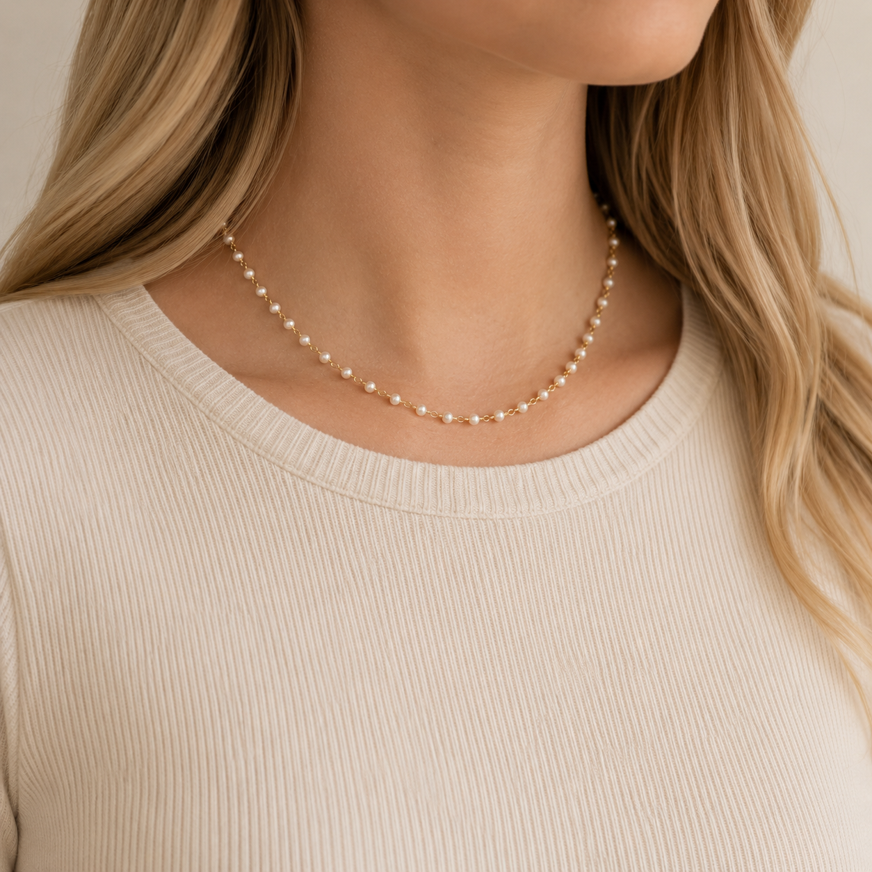 Piles of Pearls Necklace