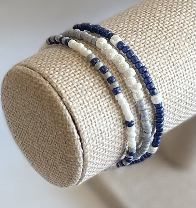 PEHT Beaded Bracelets-Blue Horizon/Skyline
