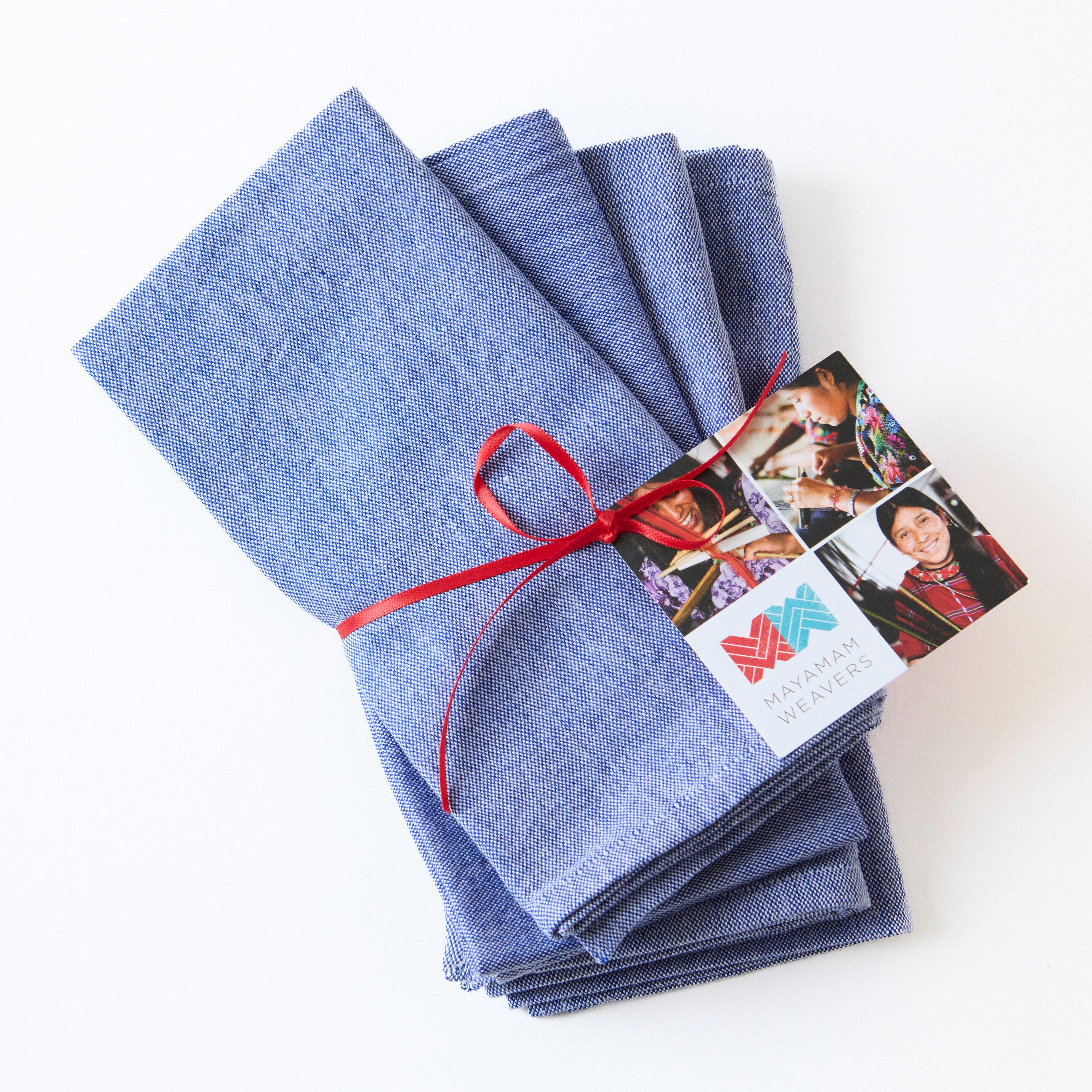 Heather Rainbow Handwoven Cotton Napkins