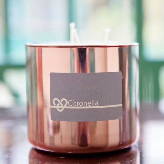 3-Wick Citronella Hand Poured Candles