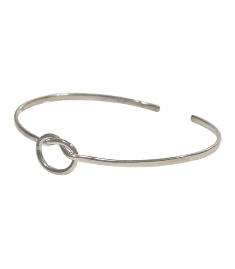 Silver- Forget Me Knot Cuff