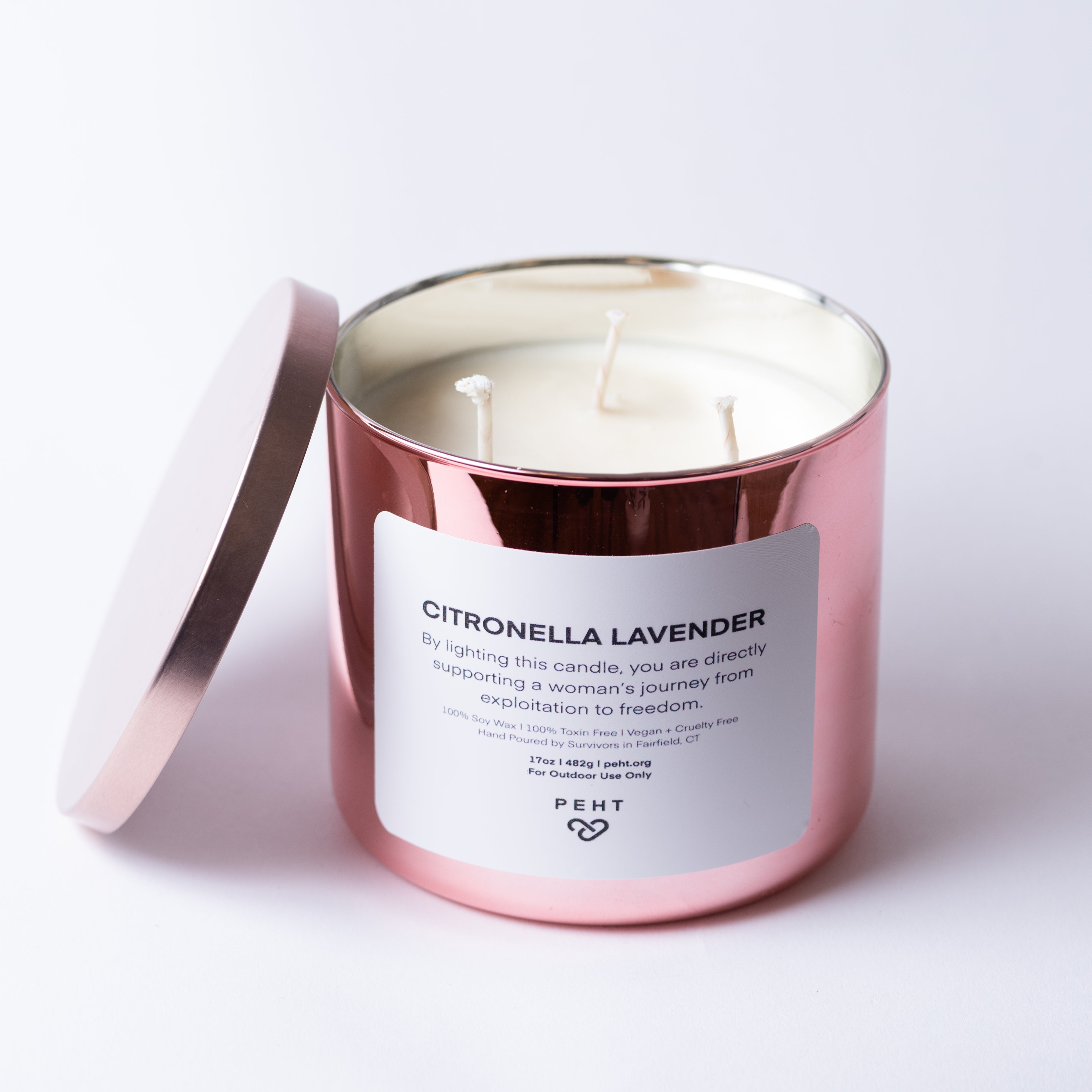 The 3-Wick Citronella Candles