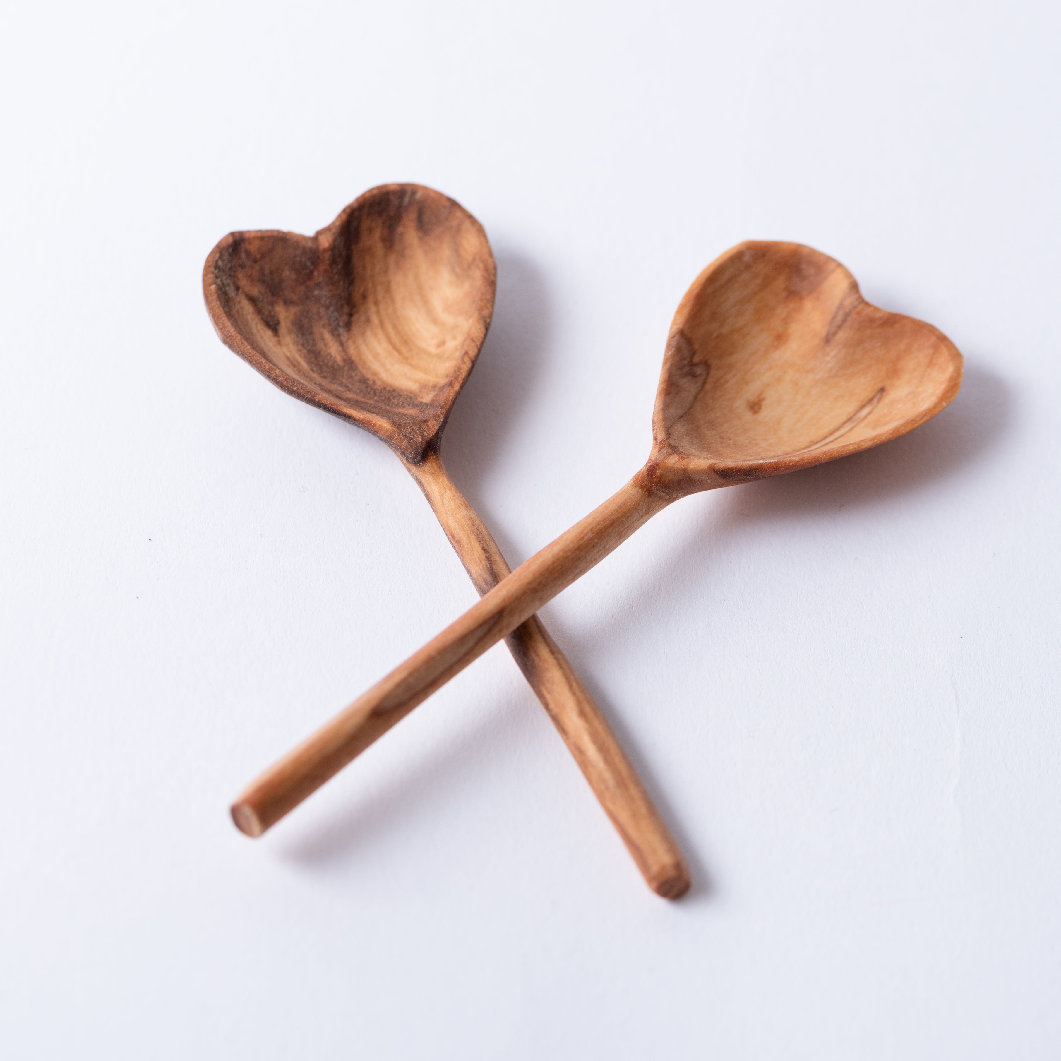 Hand-Carved Wood Heart Spoon