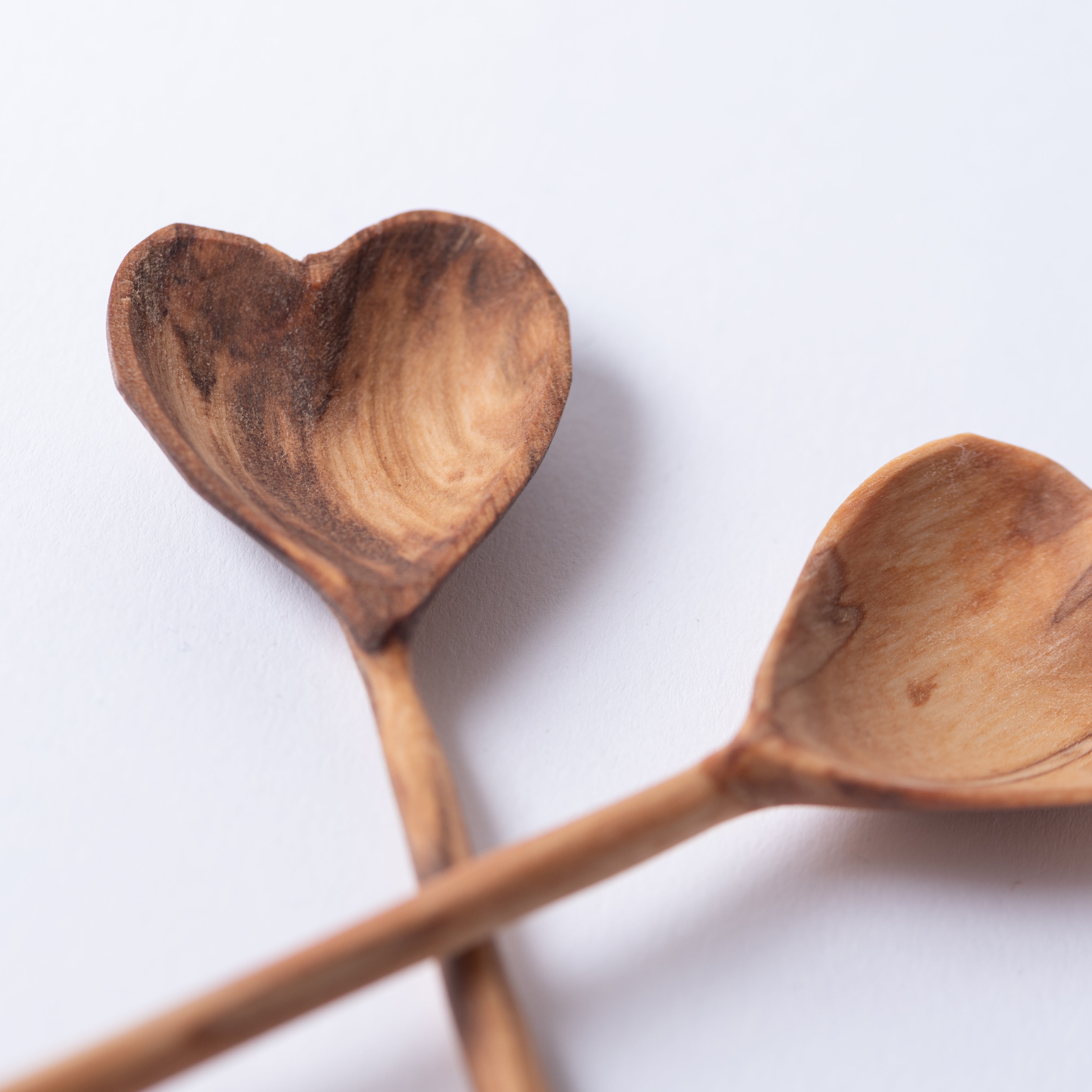 Hand-Carved Wood Heart Spoon