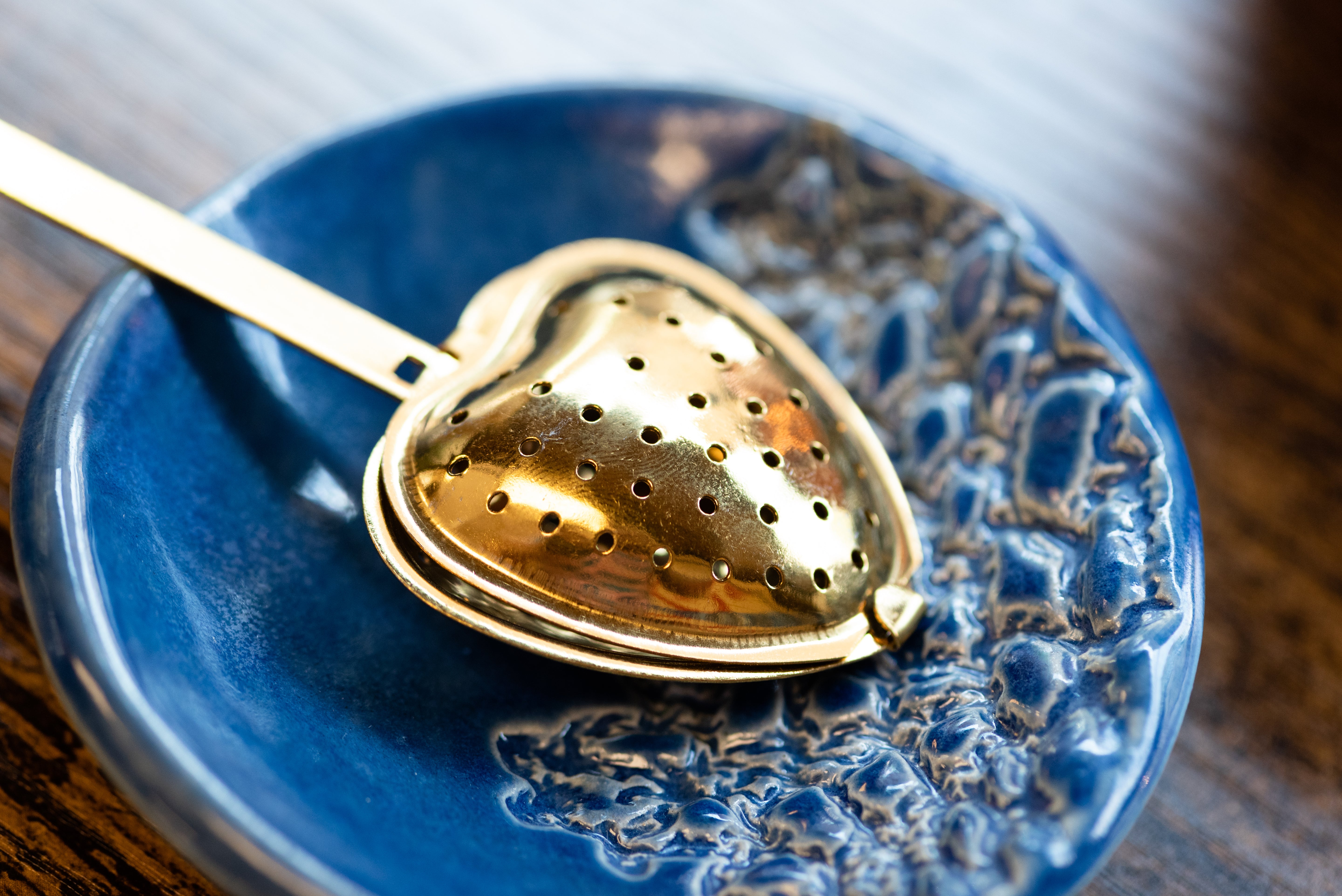 Heart Shaped Tea Infuser & Spoon Stainless Steel