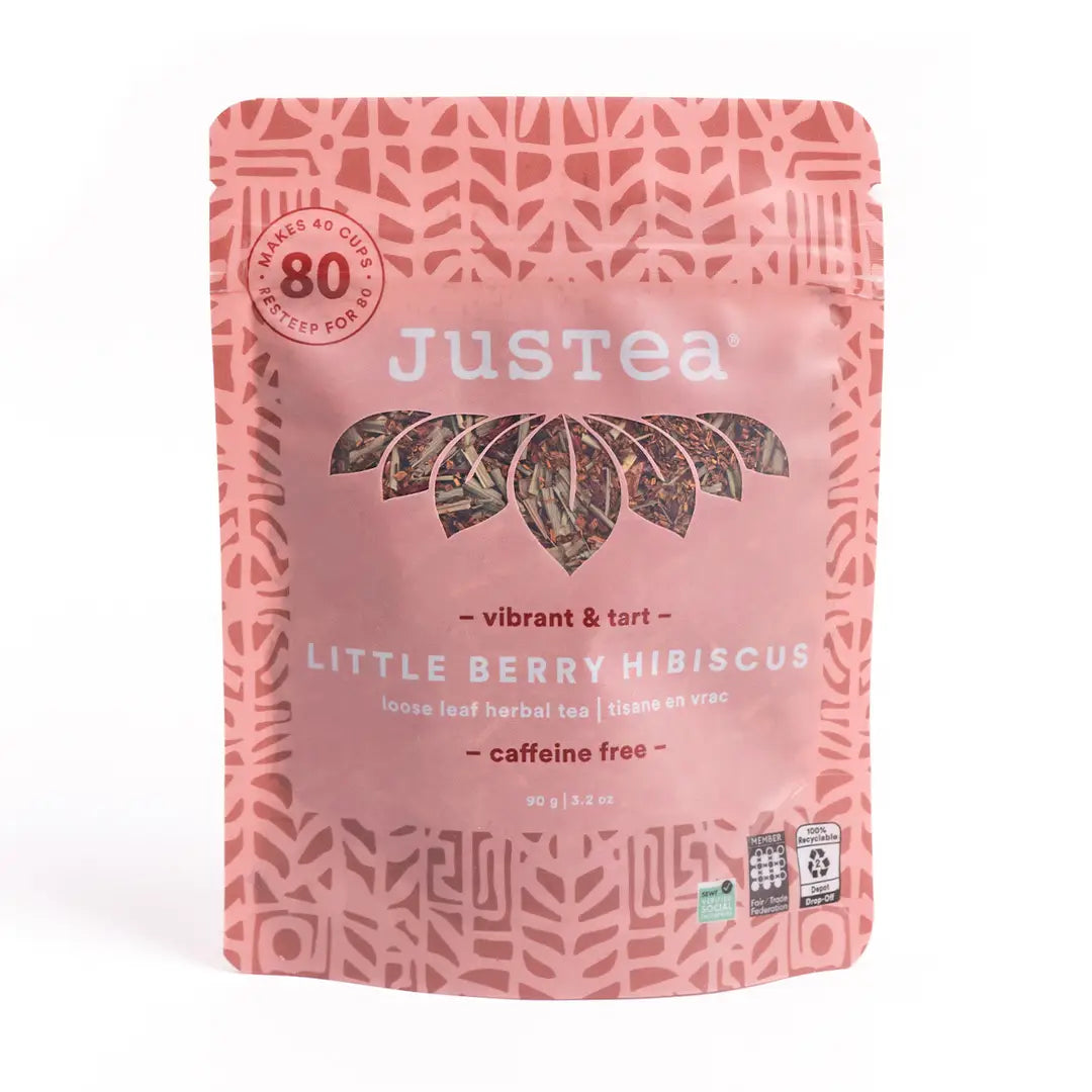 Little Berry Hibiscus Stand-Up Pouch - Fair-Trade Herbal Tea