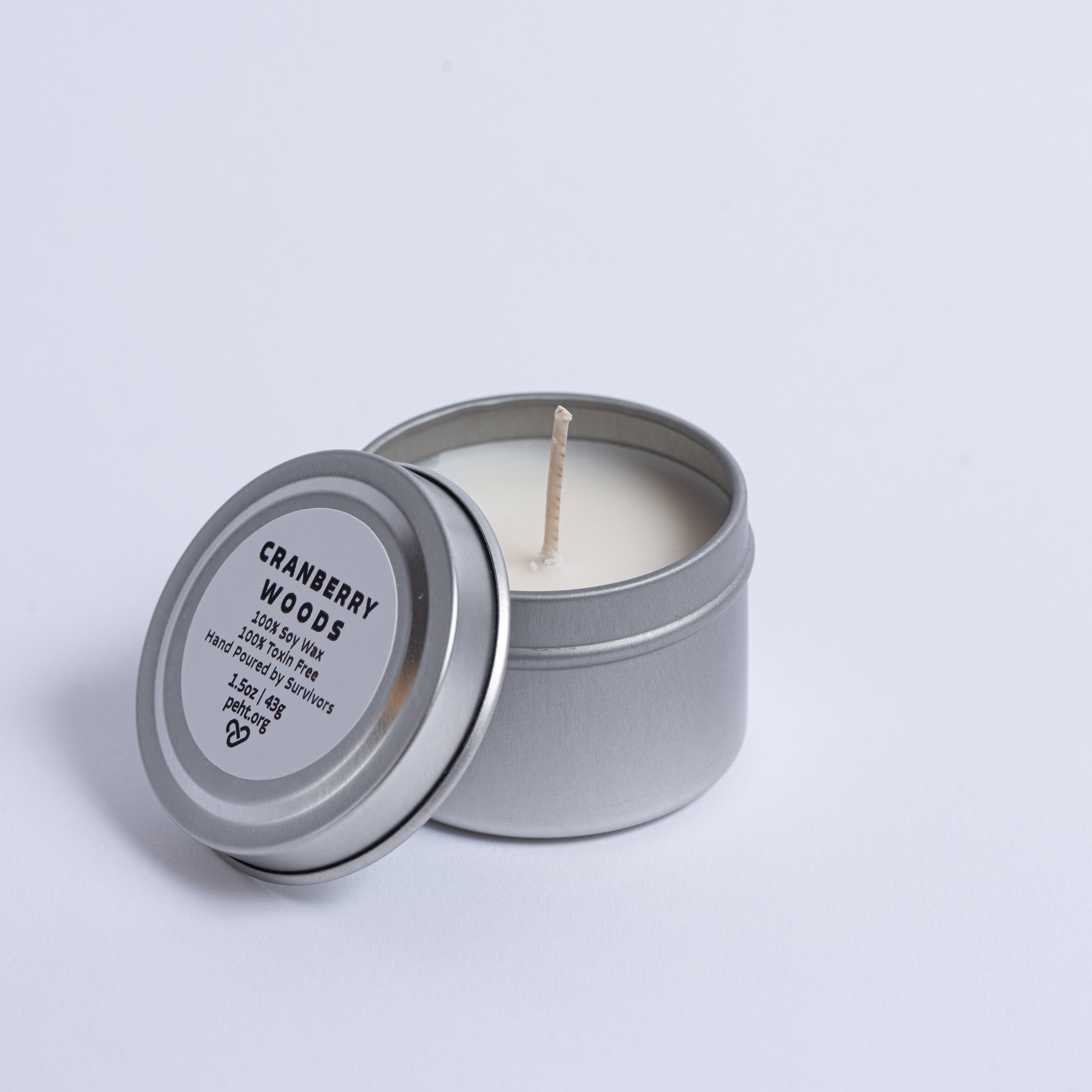 The Cranberry Woods Tealight Candle Tin