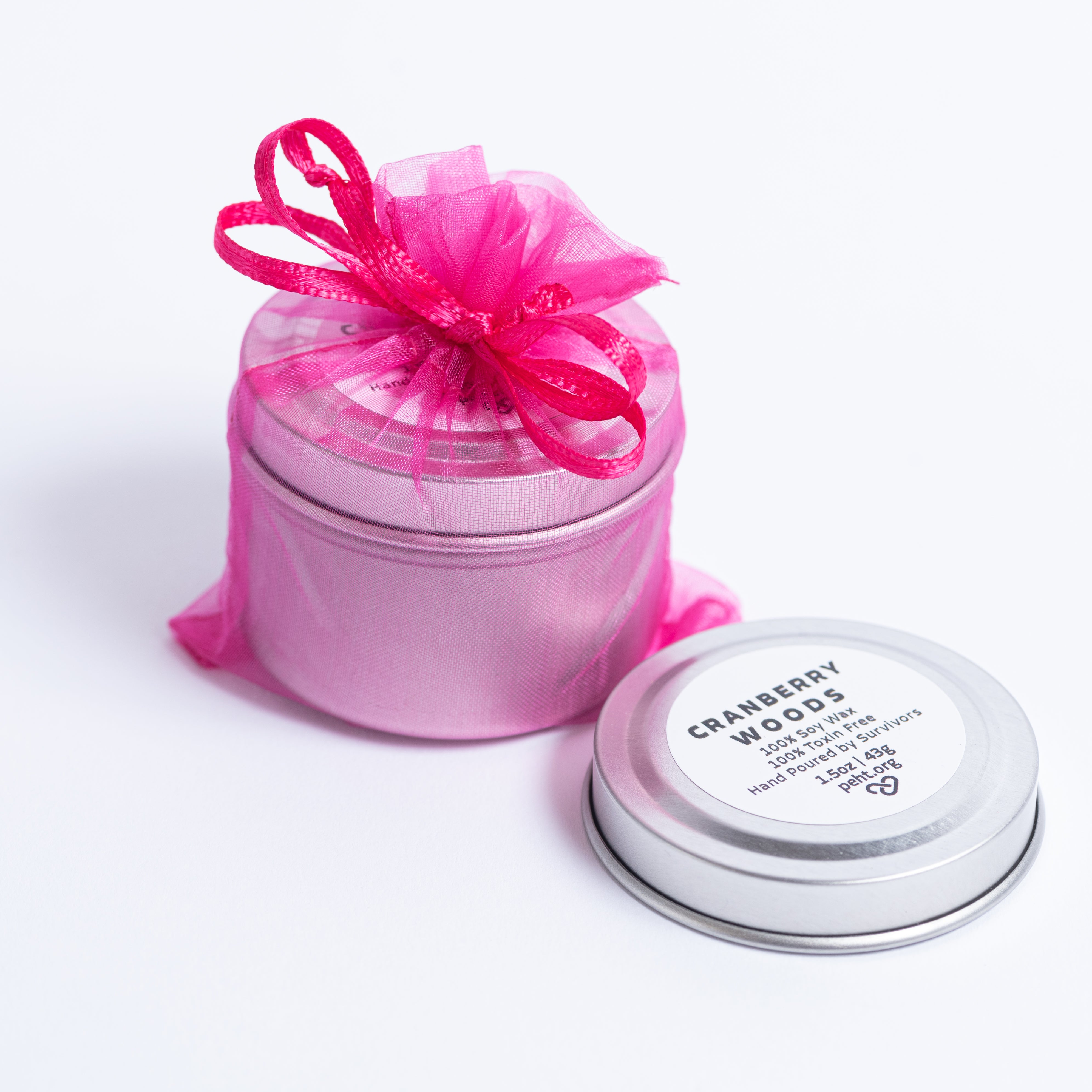 The Cranberry Woods Tealight Candle Tin