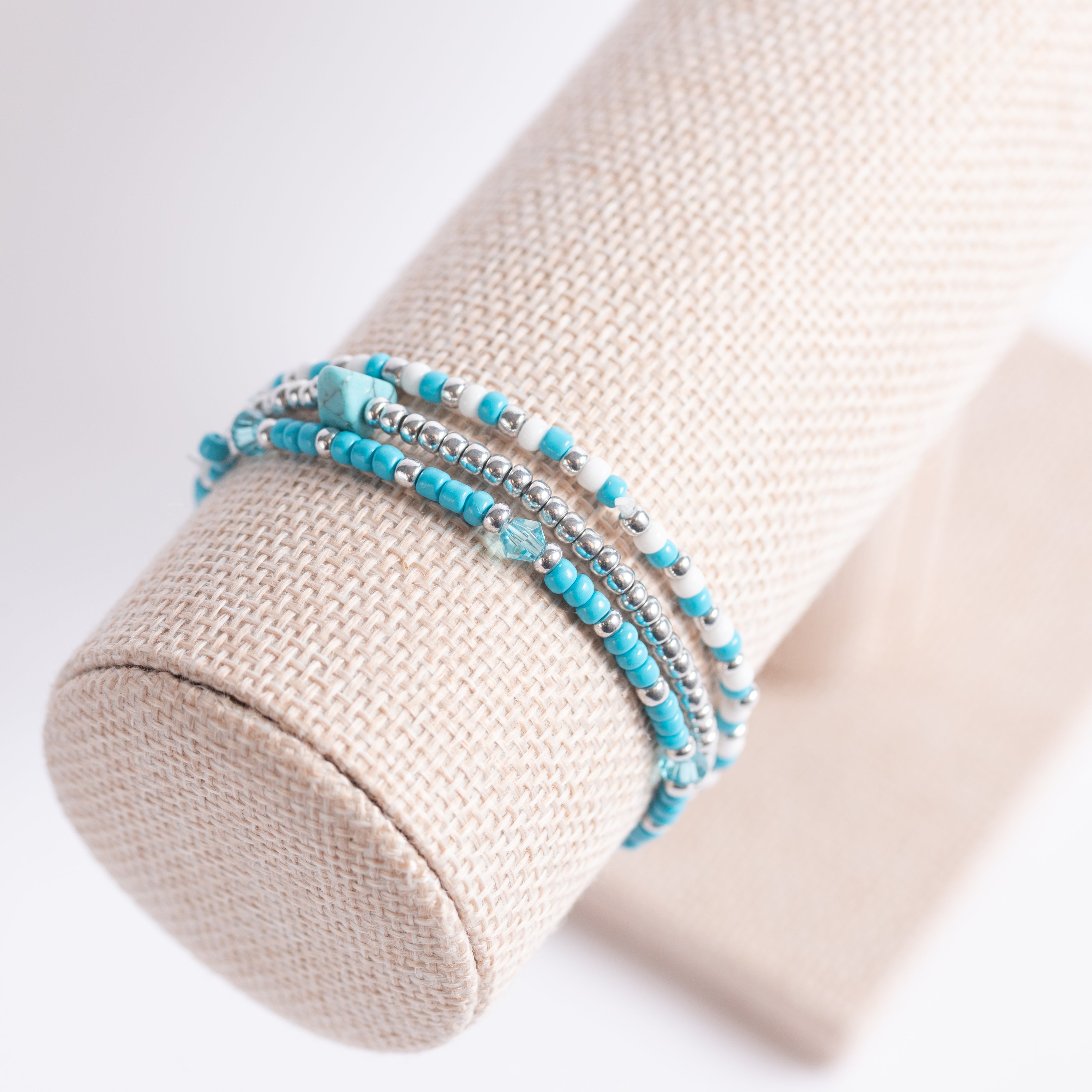 PEHT Beaded Bracelets-Blue Dawn