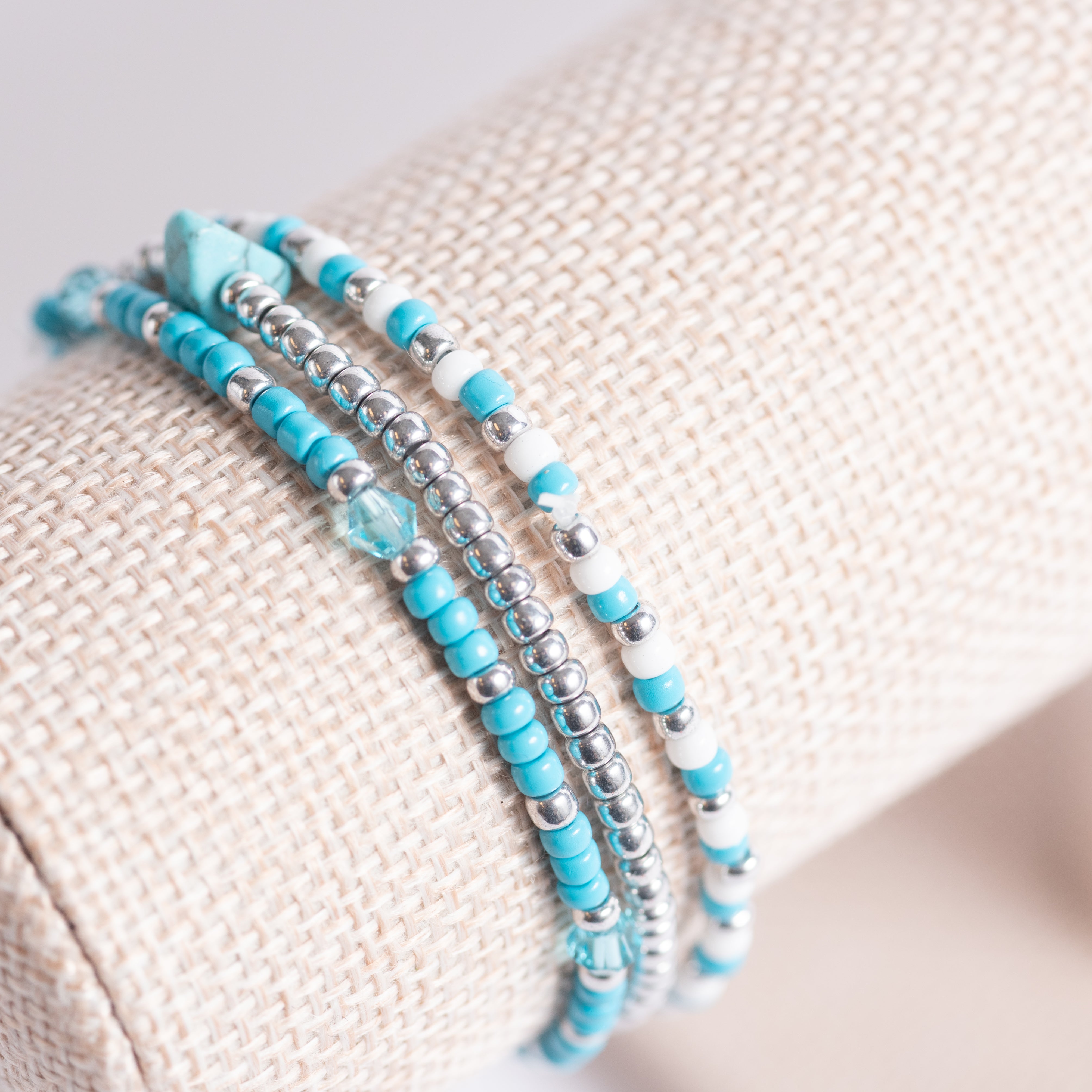 PEHT Beaded Bracelets-Blue Dawn
