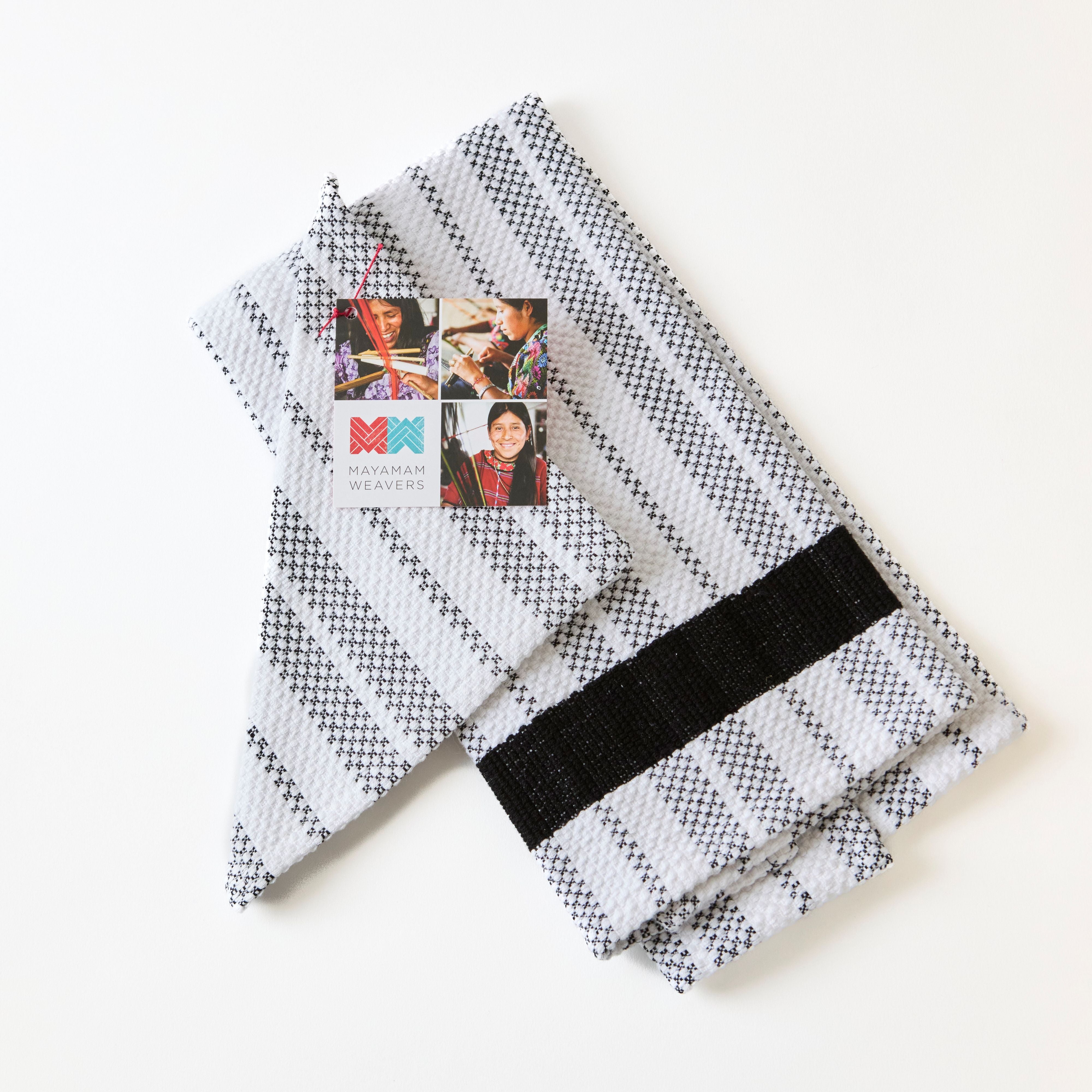 Guatemalan Hand Woven Hache Towel Dishcloth Set
