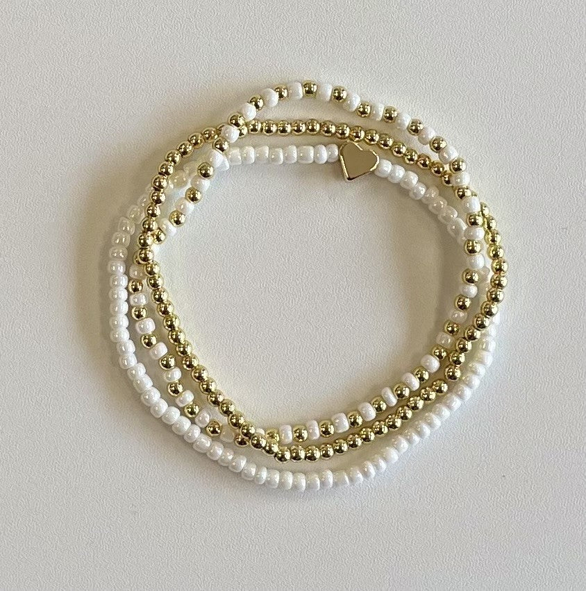 PEHT Beaded Bracelets-Golden Glow