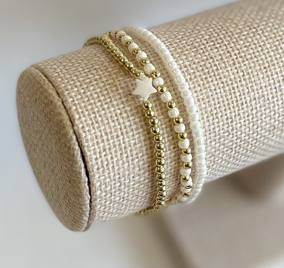 PEHT Beaded Bracelets-Golden Glow