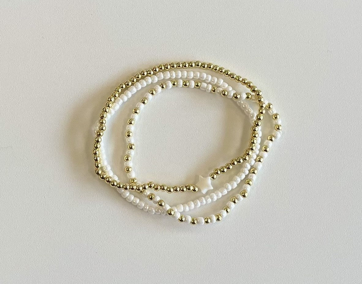 PEHT Beaded Bracelets-Golden Glow