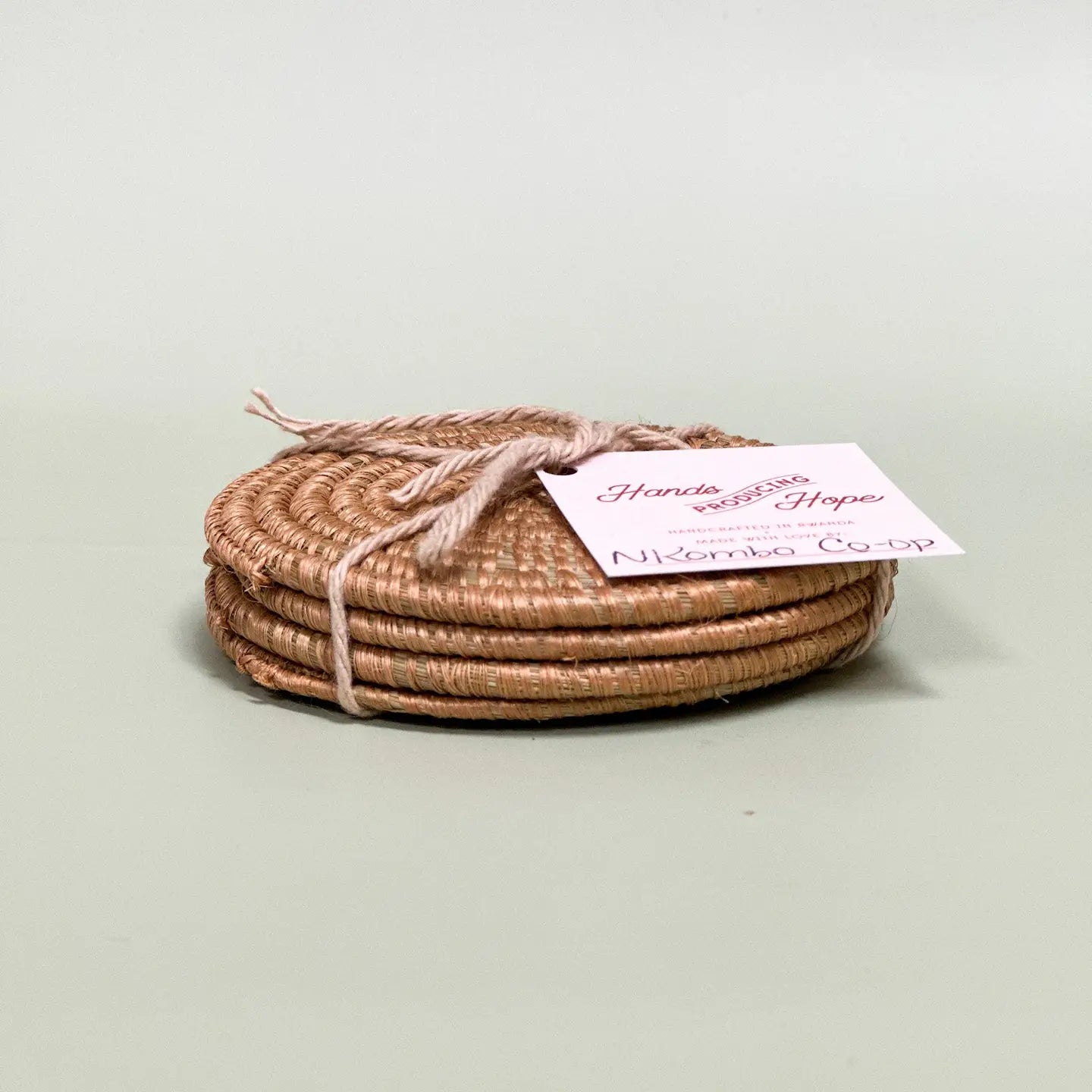 Handwoven Natural Coasters